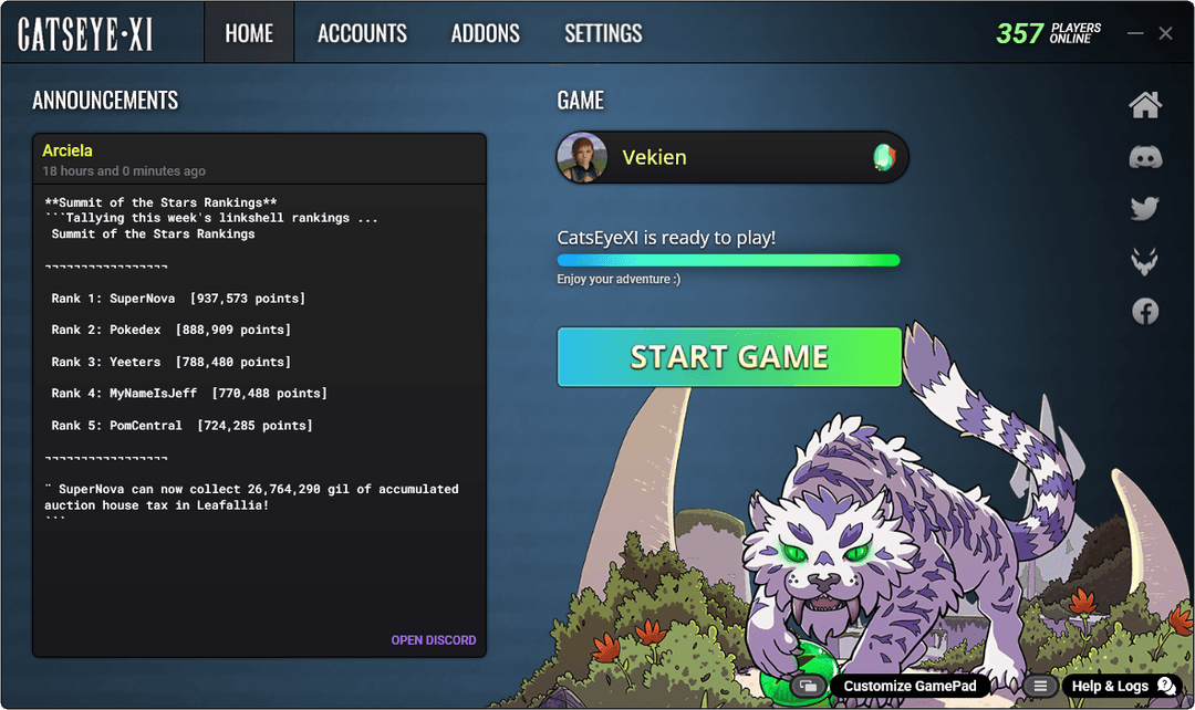 CatsEyeXI Launcher